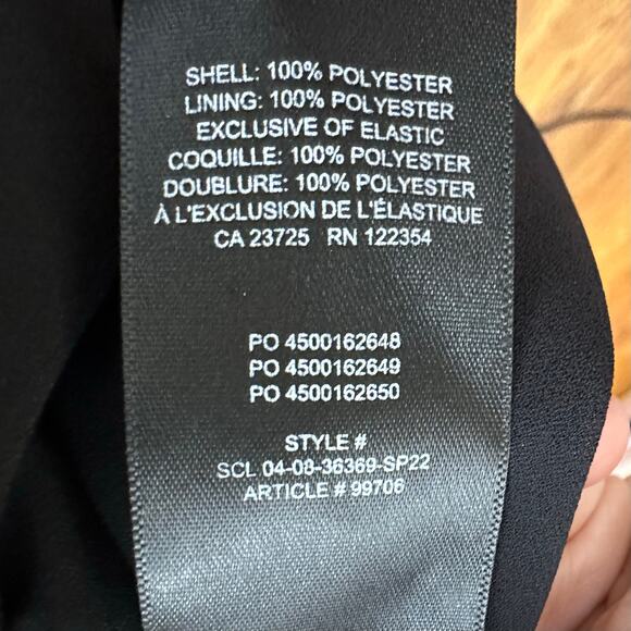 Aritzia Wilfred Genoa Midi Dress Size Small Black Classy Feminine - Picture 10 of 16